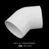 China 2 Inch Schedule 40 135 Degree PVC Elbow Fittings For Bathroom Bathtub wholesale