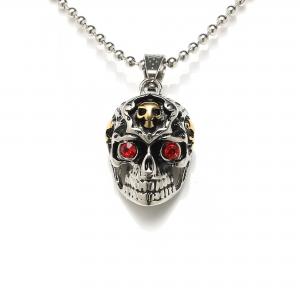 China Wholesale Special Cool Punk Style Necklace Skull Pendant Necklace wholesale