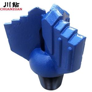 China Tungsten Carbide 10 Inch 3 Wings Step Water Well PDC Drill Bit supplier