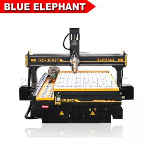 China 2018 High Quality 4 Axis 3d Cnc Wood Carving Machine Used for Indonesian Statues 1324 supplier
