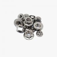 China DIN6923 Hex flange nuts lock nuts serrated Hexagon Nuts With Flange sus304 stainless stee on sale