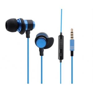 CE Mobile Phone Accessories , Metal 3.5 Mm Wired Earphone With Noise Isolating For Samsung