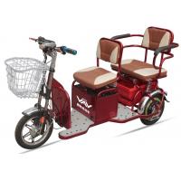 China 48V20A 350W Powered Electric Tricycles For Adults , 2 Seat Electric  Tricycle on sale
