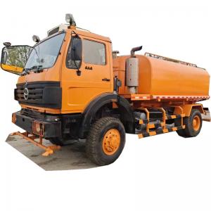 China LHD 15 Cubic Meters Water Tank Sprinkler Truck 290hp Full Drive 4X4 Off Road Water Sprinkler supplier