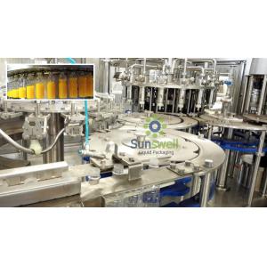 PET Bottle Fruit Juice Production Line 3 in 1 Washing Filling Capping