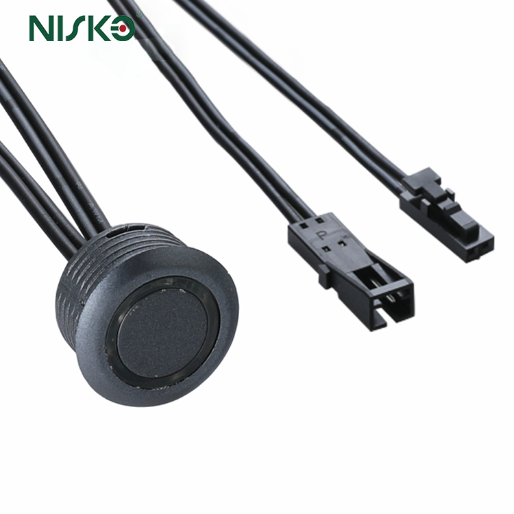 China Mini Centralized Control Switch 12mm Push Button Switches With 2 wires for Car Horn wholesale