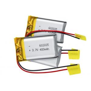 602035 Lithium Polymer Battery Pack 3.7V 400mah For Blue Tooth Headset