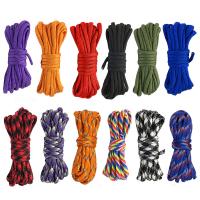 China Colorful Orange Nylon Rope ISO9001 Double Braided Polyester Rope on sale