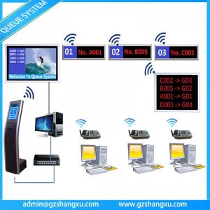China Web Based Multiple Language Bank Wireless Ticket Kiosk Queue System supplier