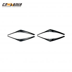 Car Accessories Headlight Eyebrow Cover Trim Top / Bottom For Toyota Camry