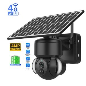 China Outdoor Floodlight Solar Wifi Camera Auto Light Up With 3 Colors wholesale
