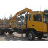 Mobile Commercial 6.3T Knuckle Boom Truck Mounted Crane with hydraulic arms For
