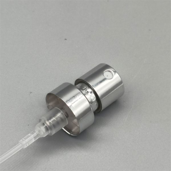 Luxury Glass-Accent Perfume Spray Pump for High-End Fragrance Collections with Elegant Finish & Smooth Operation