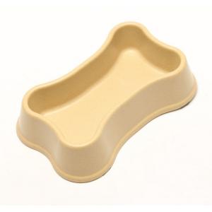 China Personalized Cat Food And Water Bowls Bone Shaped Bio Bamboo Fiber Material supplier