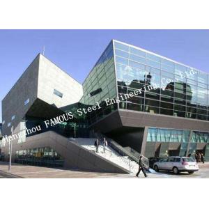 China Hidden Frame Pre - glazed Double Layer Glass Façade Curtain Wall With Heat Installation supplier