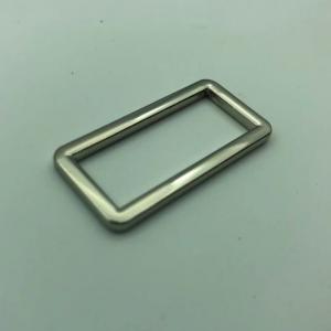 China Euro Backpack 25*33mm Silver Metal Buckle For Bag supplier