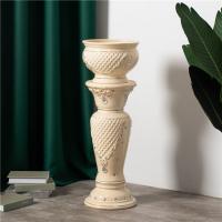 China Best Quality Garden Pot Wedding Home Decor Large Outdoor Roman Column Design Ceramic Flower Pots on sale