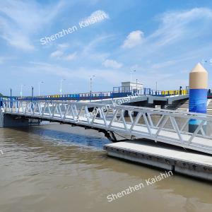 China Private Berth Floating Dock Boat Pontoon Platform Marinas Marine Grade Aluminum supplier