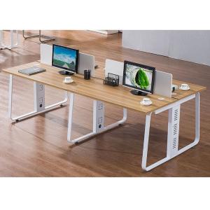 Modern style melamine faced wooden executive office desk staff workstation office desk from China factory direct selling