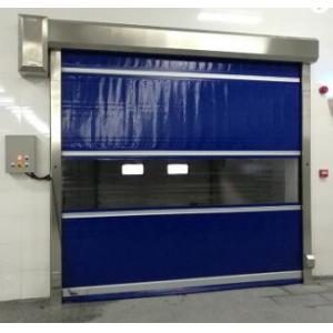 China Industrial PVC Rapid Roller Doors Automatic Formed  Effective Insulation supplier