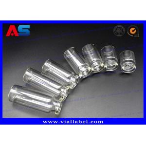 China Pharmaceutical Injection Oils Transparent Laboratory Glass Vials With Cap 10ml 300pcs / Lot wholesale