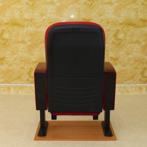 Foldable Stackable Red Cinema Hall Chairs With High Density Molded Foam