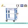 IV Pole Medical Trolley ABS Hospital Emergency Trolley Cart With Dust Bin (ALS