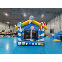 China Candy Themed PVC 3x3m Kids Inflatable Bounce House Indoor Jump House Bounce on sale