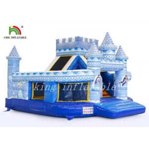 Durable PVC Palace Castle Inflatable Jumping Castle Combo Slide Digital Printed
