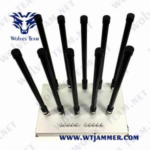 GSM Lojack Cell Signal Jammer 10 Antenna 80 Meters 50W All Bands