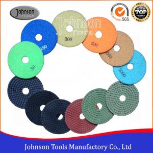 Flexible 4 Inch Diamond Polishing Pads 100mm For Engineered Stone Surfaces