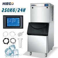 China Ice Maker Machine 250kg Commercial Cube Ice Machine Portable Ice Maker on sale