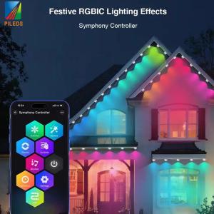 RGBIC LED Christmas Lights Under Eaves IP68 Waterproof For Outdoor Decoration