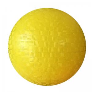 8.5" PVC Yellow Inflatable Playground Ball Antiburst Ecofriendly