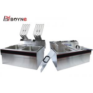 China 9kw Commercial Kitchen Cooking Equipment Potato Chips Fryer supplier