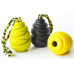 Natural  Rubber Water Fetch Soft Pet Ball Toys For Large / Small Dogs