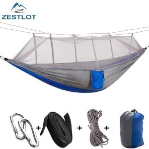 China 102x55in Mosquito Net 0.68kg Foldable Camping Hammock supplier