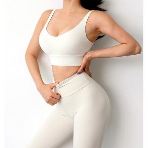 China Breathable Gym Yoga Clothes Short Sleeved Womens Gym Workout Leggings Sweat Wicking supplier