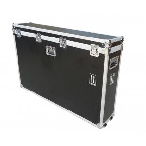 China Custom Aluminum Road Case Black Equipment Flight Carrying Case With Wheels wholesale