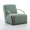 China Italian Simple Single Sofa Chair Fabric Leisure Tiger Arm Chair wholesale