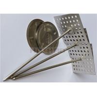 China 2X 2 Perforated Base Insulation Fastener Pins Galvanized Steel Or Stainless Steel on sale