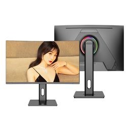 China Cheap 27inch 1K 2K 75Hz 100Hz 165Hz 180Hz 240Hz Curved Gaming PC Montor Wide Screen Desktop Computer LCD Monitor LED Backlight Esport Monitors RGB Display wholesale