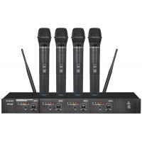 UHF four channel wireless microphone