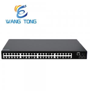 48 Port Ethernet Network Switch GE TP +2SFP+ 10G Web Smart SNMP Combo CLI Telnet Console NMS