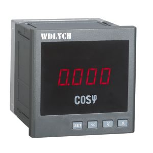 China Grey Digital Power Factor Meter, PC augmenté directionnel Shell de compteur d'électricité 0,5% classes d'exactitude supplier