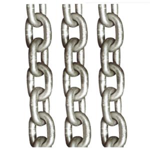 M5 To M24 Round Steel Link Chain Galvanized Grade L 10mm Long Link Chain