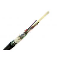 China Outdoor Single mode Fiber Optic Cable with FRP Central Strength Member on sale