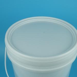 China Lid And Handle Round Plastic Bucket 16.5 Liter For Latex Paint supplier