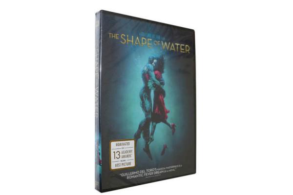 New Released DVD Movie The Shape of Water DVD Drama Fantasy Movie Film Series