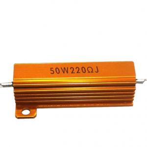 high power variable resistor 50W 220R Gold Aluminium resistors
